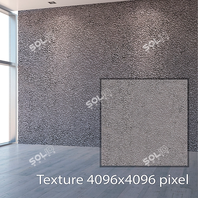  High-Detail Seamless Rock Texture 3D model image 2