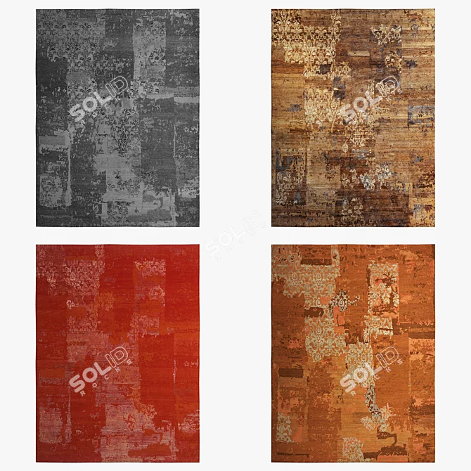 Boro 10 Rugs Collection 3D model image 2
