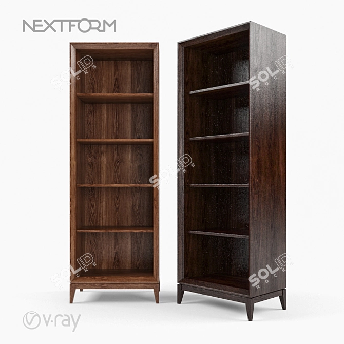 Nextform Toscana Bookcase 3D model image 1