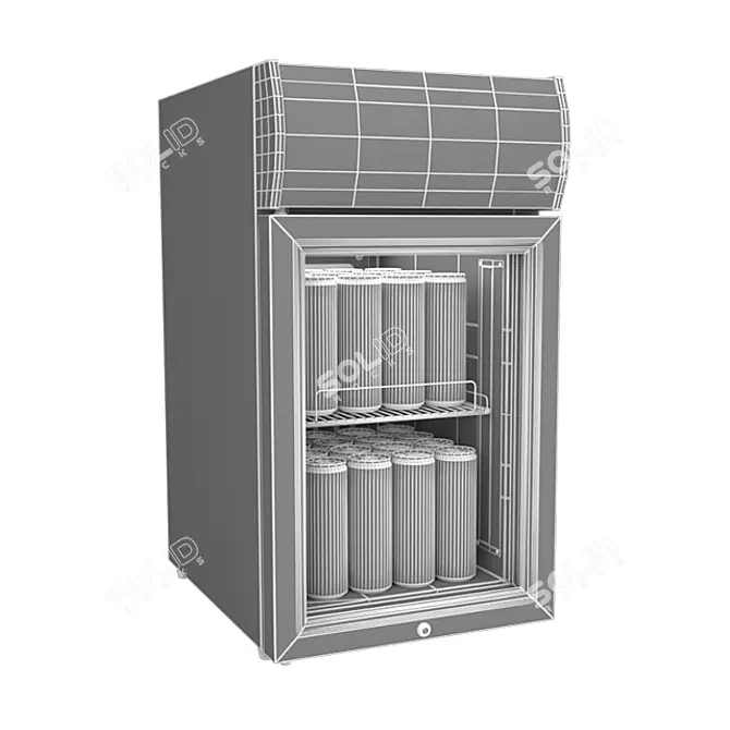 Red Bull Mini Bar: Energy on the Go 3D model image 3