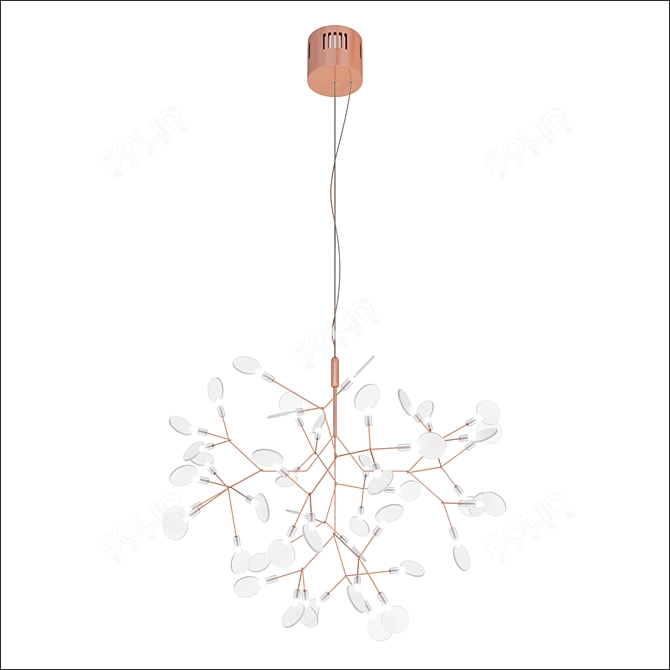 Sleek Heracleum D72 Replica 3D model image 1