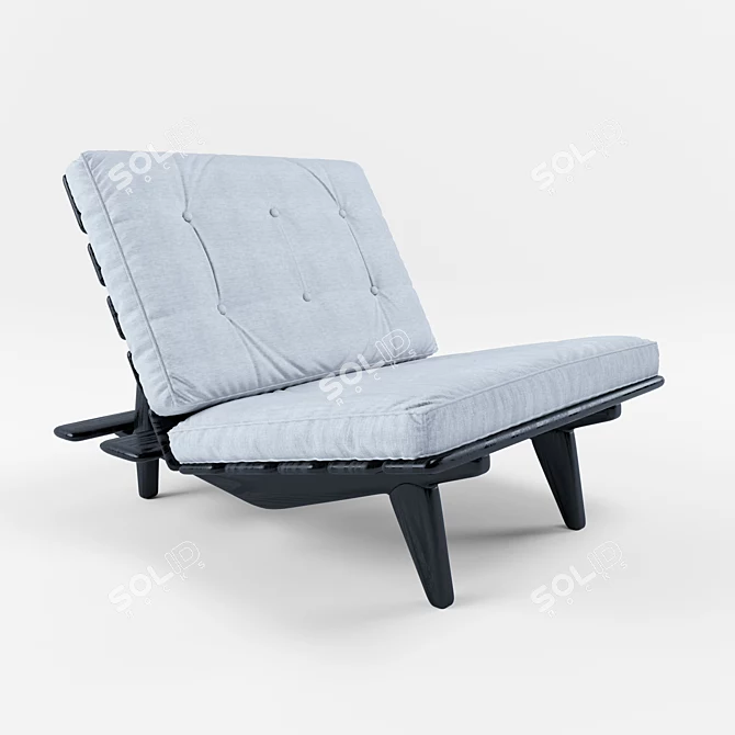 Modern Outdoor Chair: MAX 2018+ Compatibility 3D model image 1