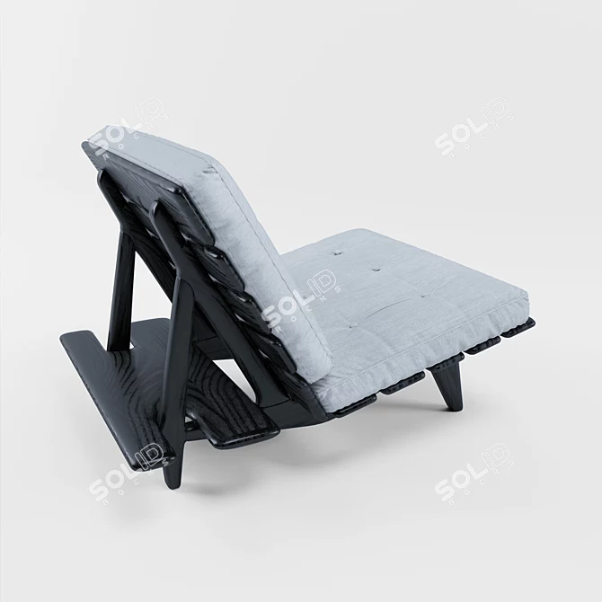 Modern Outdoor Chair: MAX 2018+ Compatibility 3D model image 2