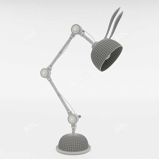 Emily & Meritt Bunny Lamp 3D model image 3