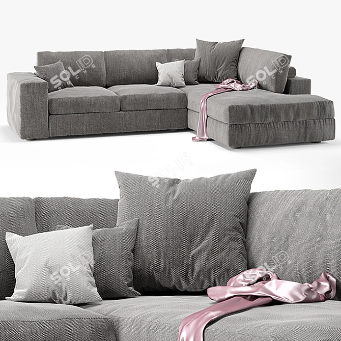 Alberta Salotti Summer Sofa Collection 3D model image 1
