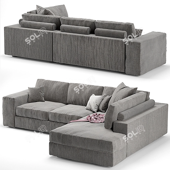 Alberta Salotti Summer Sofa Collection 3D model image 2