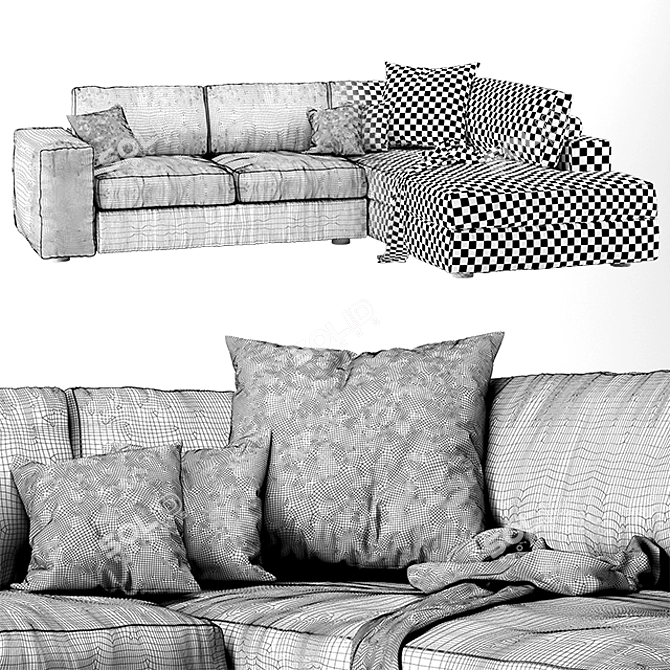 Alberta Salotti Summer Sofa Collection 3D model image 3