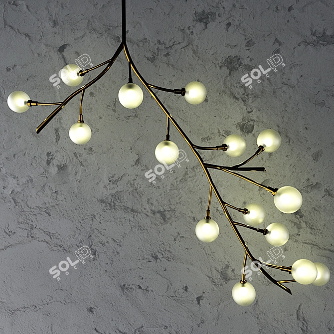Elegant Illumination: Chandelier Dr Light 3D model image 2