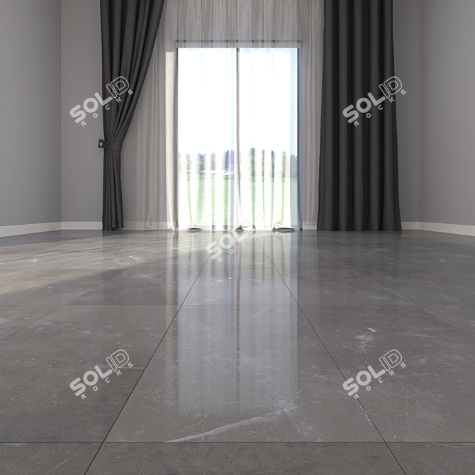 Luxury Marble Floor Set 3D model image 3