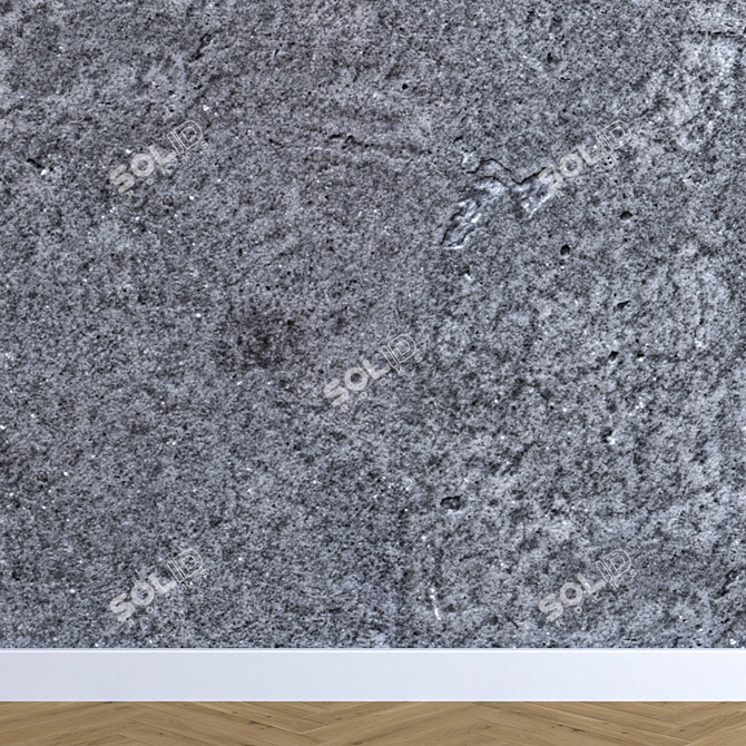 4K Texture Plaster Wall 3D model image 2