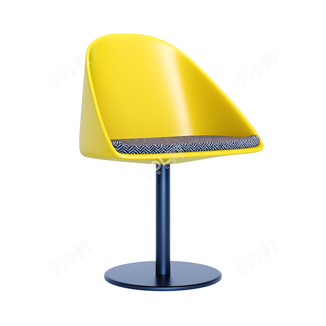 Modernistic Bar Chair 3D model image 2