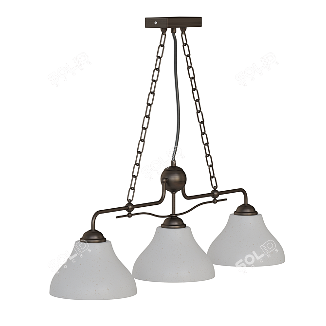 Modern MW-Light Tetro Ceiling Lamp 3D model image 2