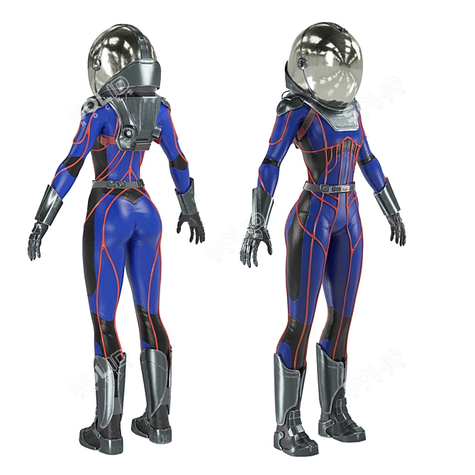 Prometheus Astronaut Suit 2011 3D model image 1