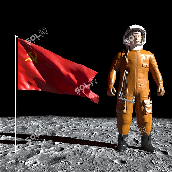 Soviet Moon Mission Success! 3D model image 1