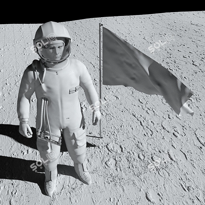 Soviet Moon Mission Success! 3D model image 3