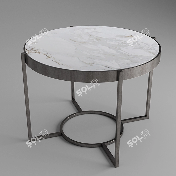 Minimalist Side Table 3D model image 1