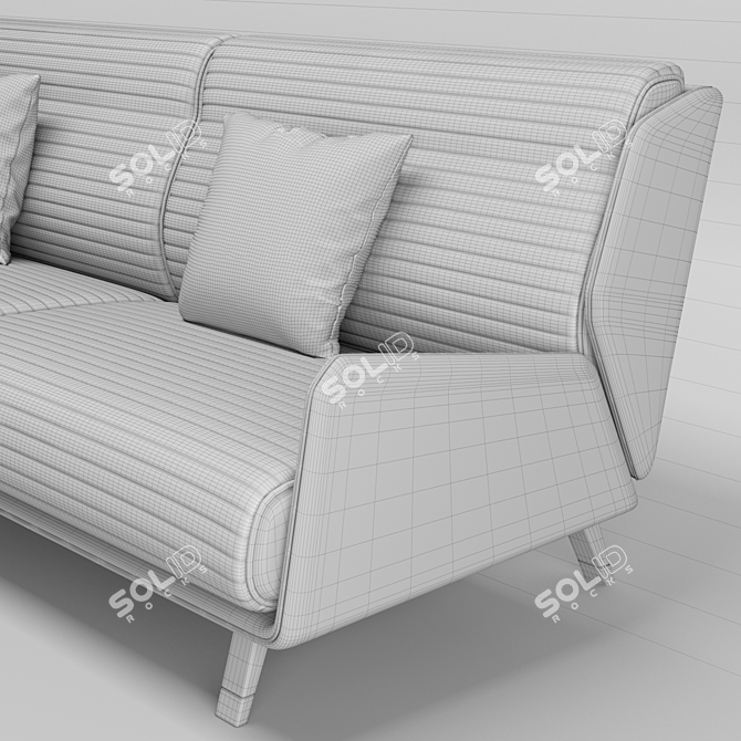 MEDEA Montenapoleone Sophia Sofa: Luxurious Elegance for Your Space 3D model image 3