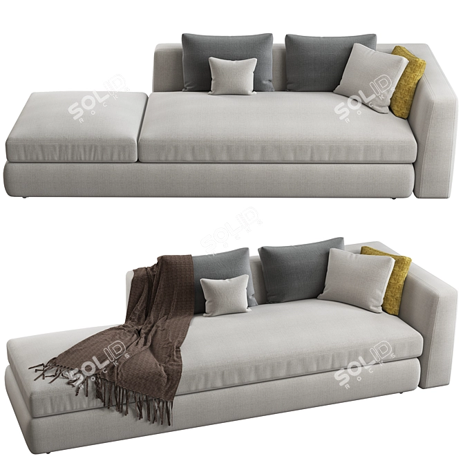 Elevate Comfort with Sofa Otium 3D model image 1