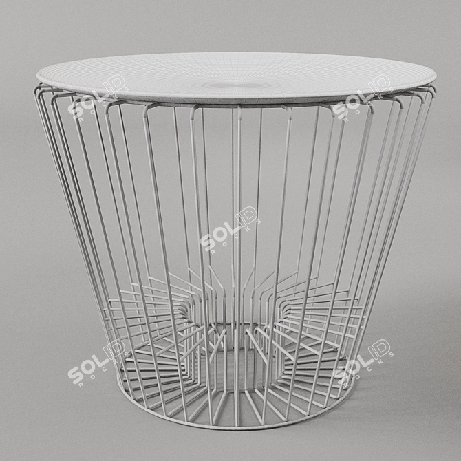 Elegant Ernest Side Table: Compact & Stylish 3D model image 2