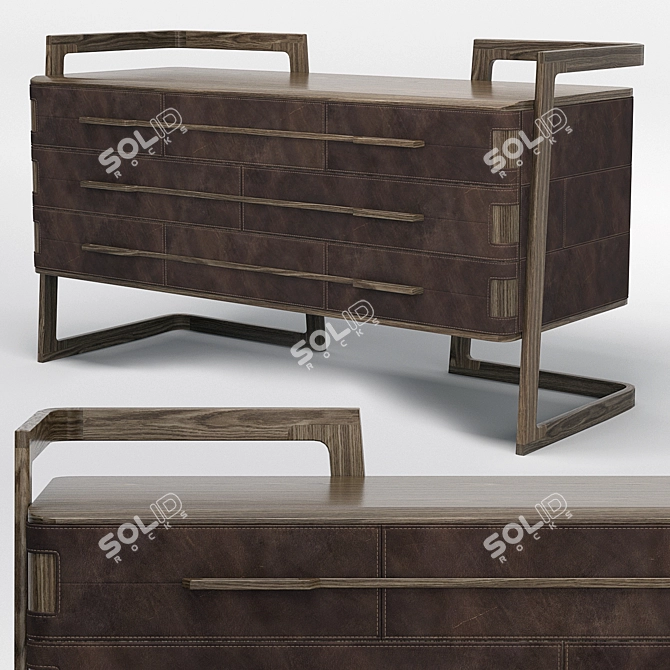 Wildwood Chest of Drawers by MEDEA 3D model image 1