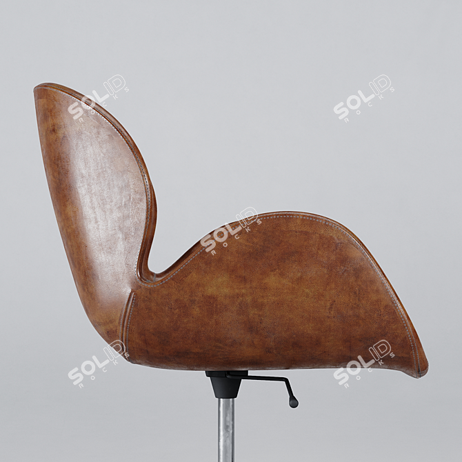 ErgoFit Office Chair 3D model image 3