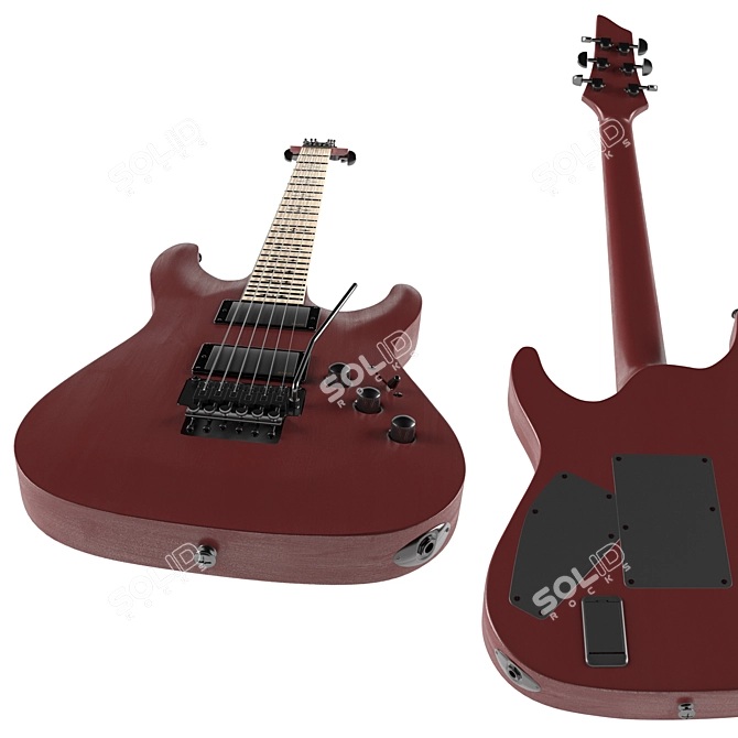 Schecter Hellraiser Floyd Rose: Ultimate Shredder 3D model image 2