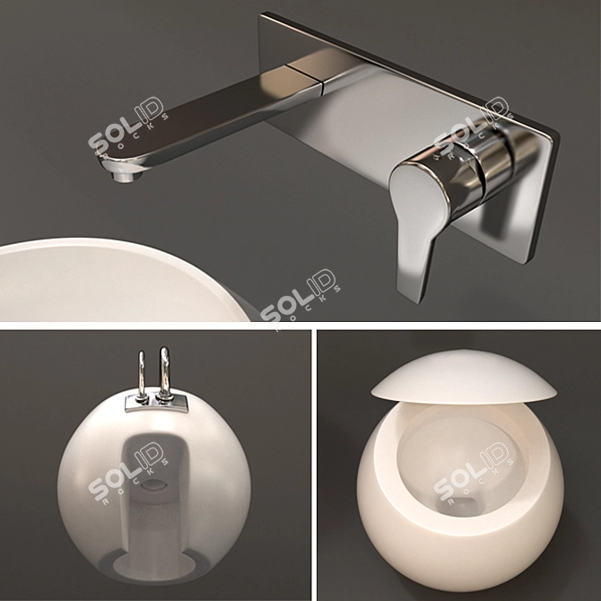 ISVEA Plumbing Fixtures 3D model image 2