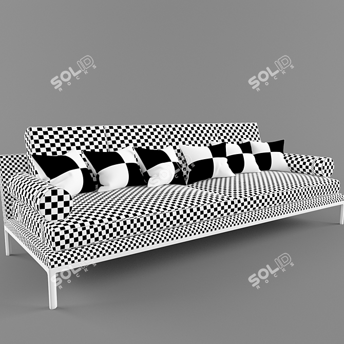 Amernis Modern Sofa 3D model image 2