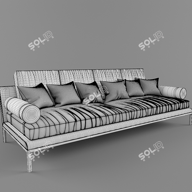 Amernis Modern Sofa 3D model image 3