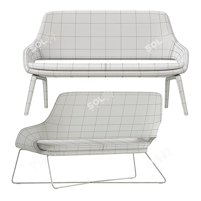 SINETICA CAPTAIN WELCOME Sofa 3D model image 3