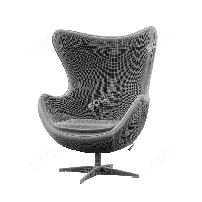 Cosy Comfort Chair 3D model image 3