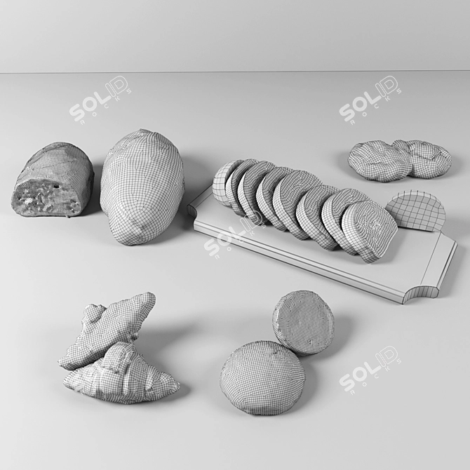 Scanned Food Bakery 3D model image 3