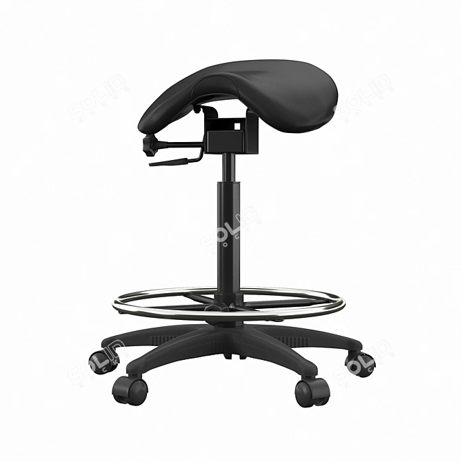 ErgoFit Office Stools 3D model image 1