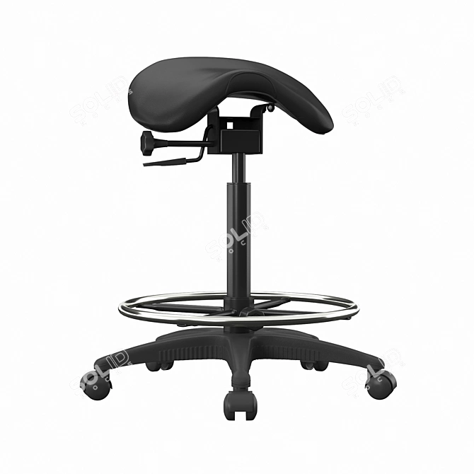 ErgoFit Office Stools 3D model image 2