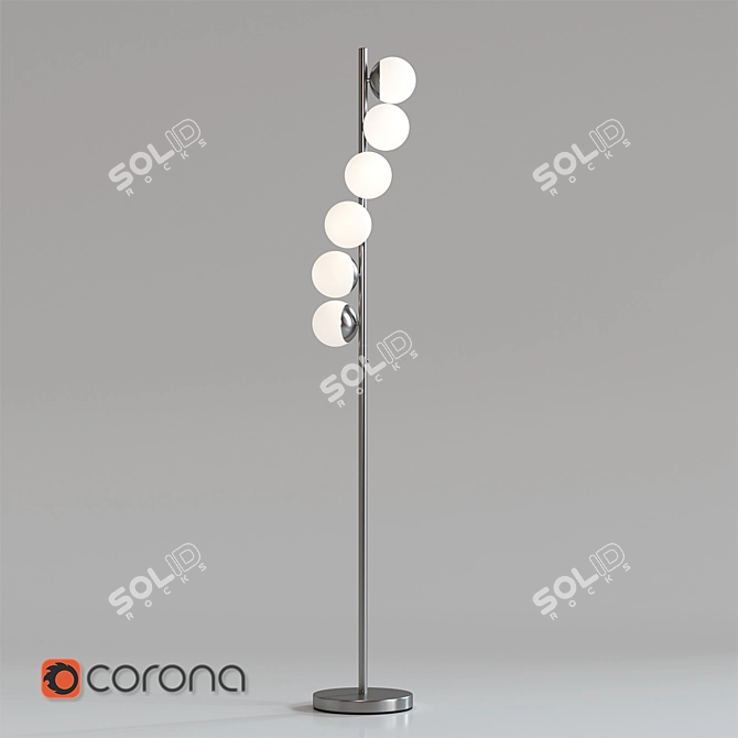 Modern LED Floor Lamp: Comfort and Style 3D model image 2