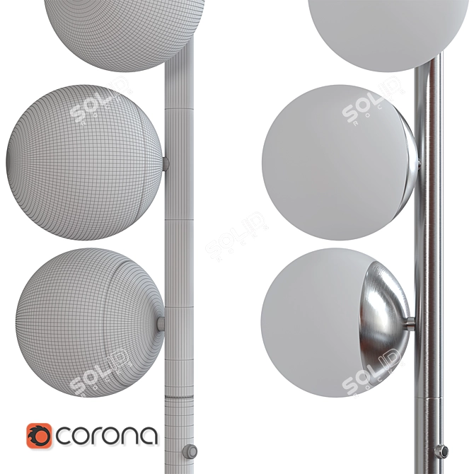 Modern LED Floor Lamp: Comfort and Style 3D model image 3