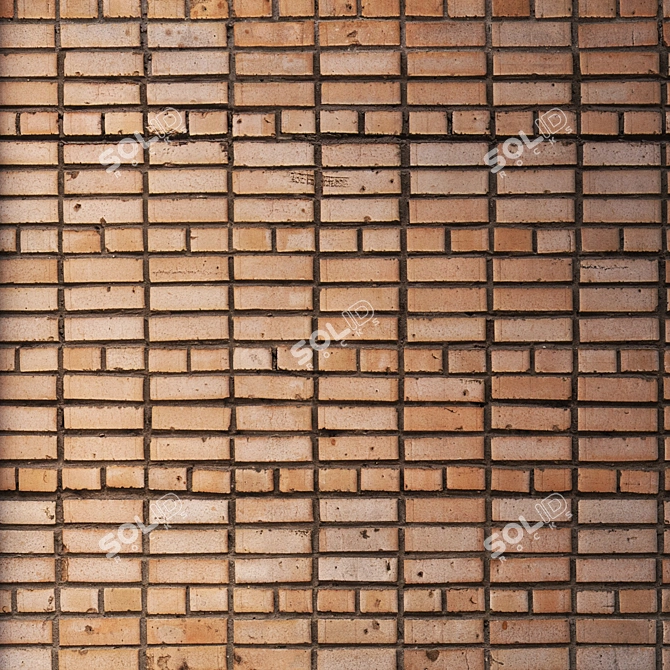 High Detail Seamless Brick Texture 3D model image 3