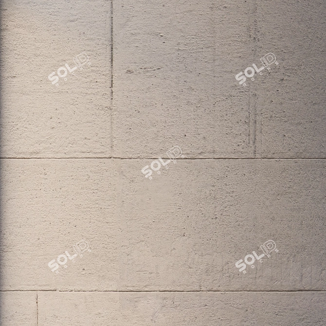 Seamless Detailed Concrete Texture 3D model image 3