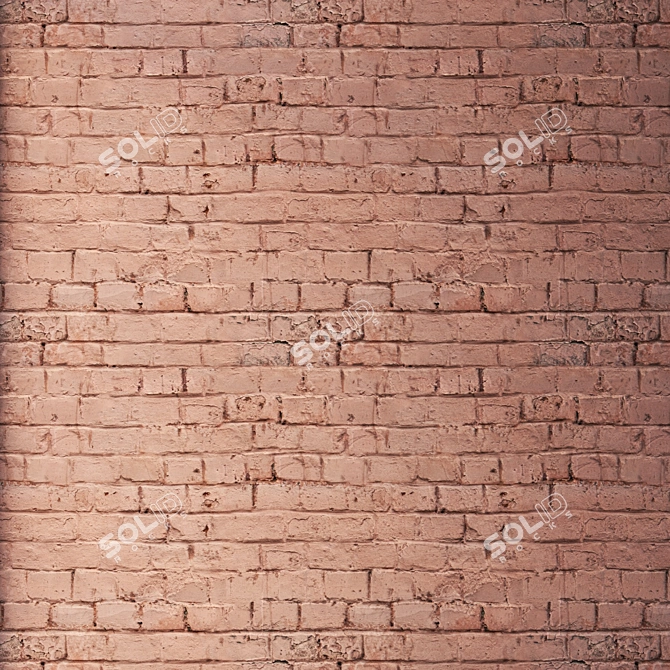 Seamless Detailed Brick Texture - Vray Material 3D model image 3