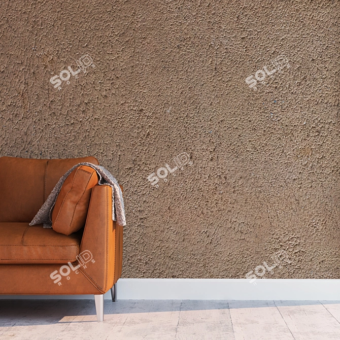 Seamless Plaster Texture 3D model image 2