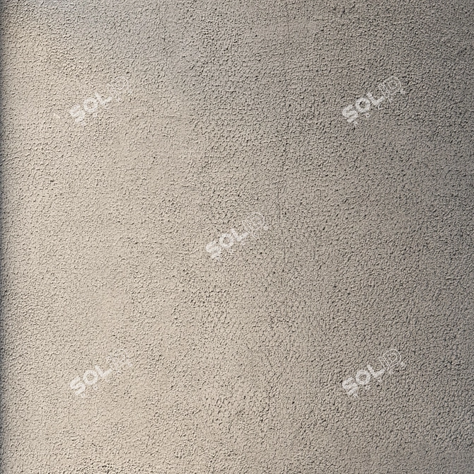 Seamless Plaster: High Detail 3D Texture 3D model image 3