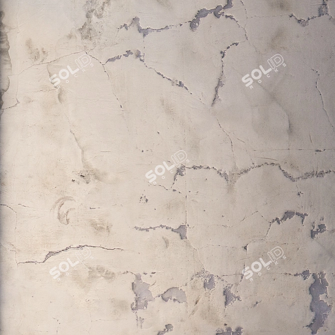 Seamless High Detail Plaster 3D model image 3