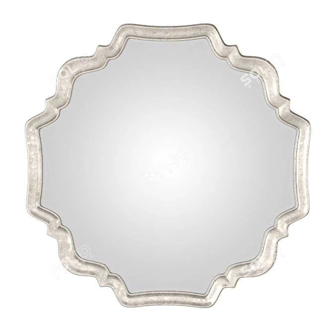 Emilia Star Mirror: Handcrafted Elegance 3D model image 3