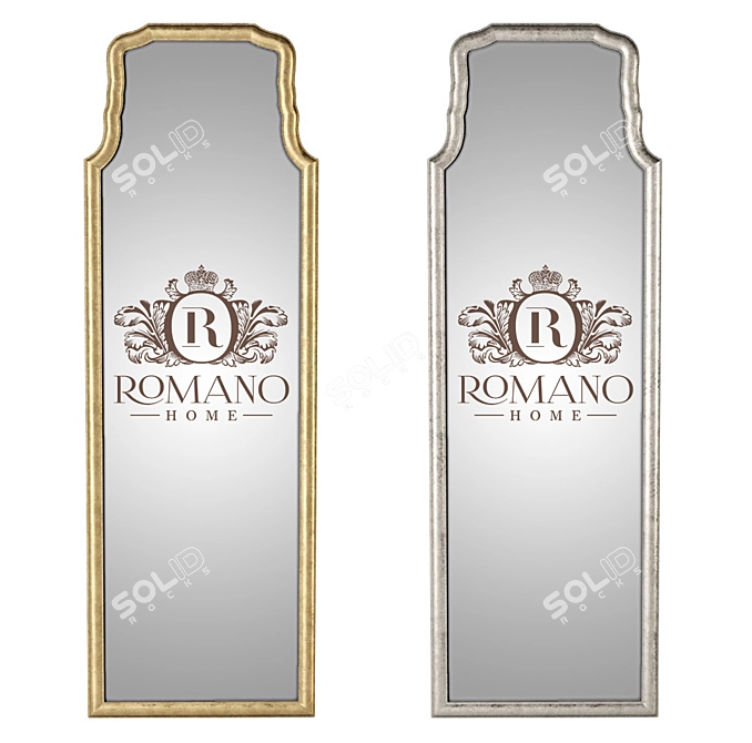 Title: Elegant Emilia Rostovoe Mirror by Romano Home 3D model image 2