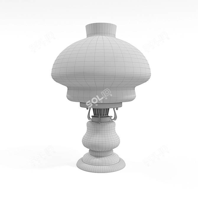 Sleek Bronze Table Lamp 3D model image 2