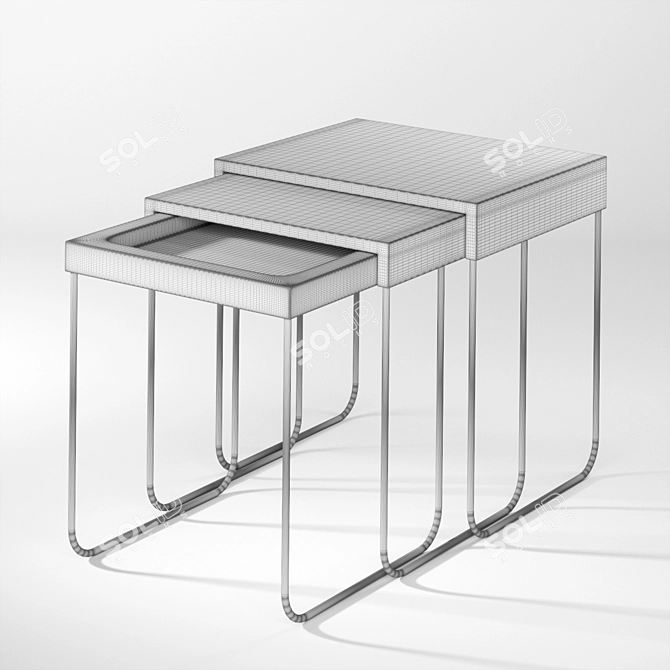 Minimalistic Granbod Tables Set 3D model image 3