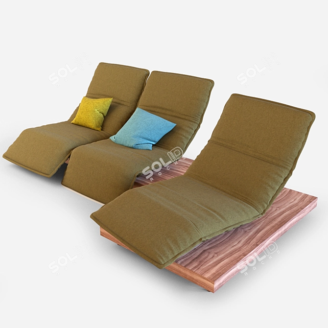 Koinor Epos Free Motion Sofa - Ultimate Comfort & Style 3D model image 1