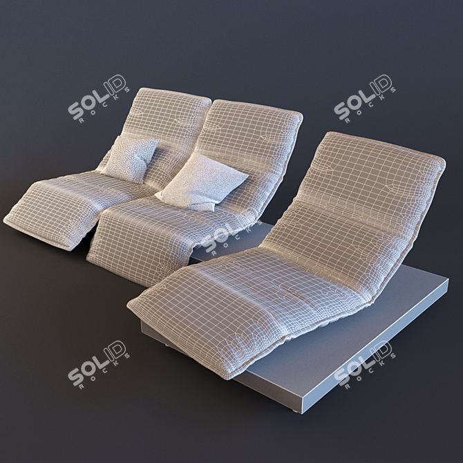 Koinor Epos Free Motion Sofa - Ultimate Comfort & Style 3D model image 3