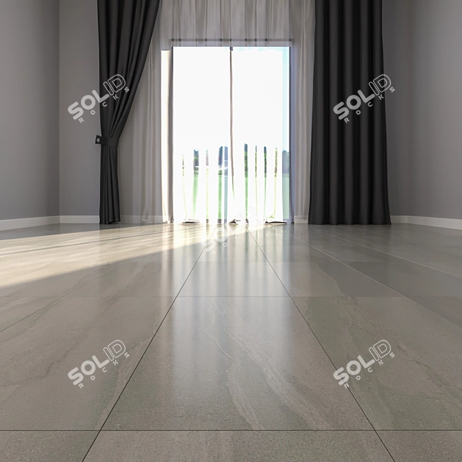 Elegant Marble Floor Collection 3D model image 2