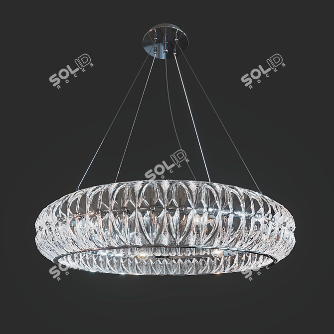 Elegant Astoria Chandelier for Dazzling Ambiance 3D model image 1